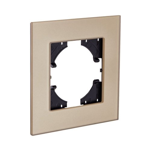 RM1GD Рамка 1-постовая, стекло золотой Kollinger Reflex MG RM1GD