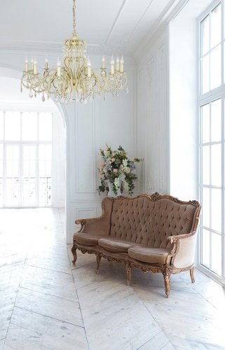 Подвесная хрустальная люстра Gioia Arti Lampadari Gioia E 1.1.12.602 CG