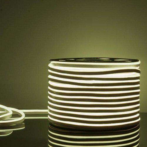 Гибкий неон LS001 220V 9.6W 120Led 2835 IP67 6500K односторонний холодный белый, 50 м LED лента Elektrostandard Гибкий неон LS001 220V 9.6W 120Led 2835 IP67 6500K односторонний холодный белый, 50 м a040597