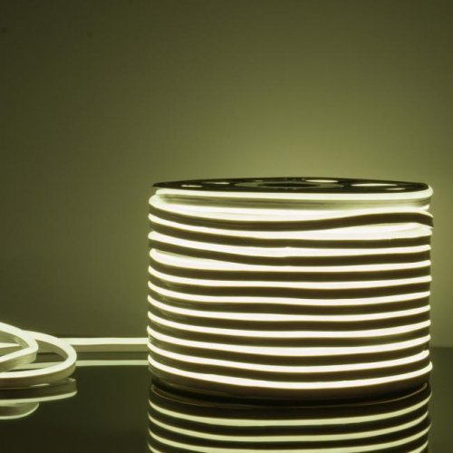 Гибкий неон LS001 220V 9.6W 120Led 2835 IP67 6500K односторонний холодный белый, 50 м LED лента Elektrostandard Гибкий неон LS001 220V 9.6W 120Led 2835 IP67 6500K односторонний холодный белый, 50 м a040597