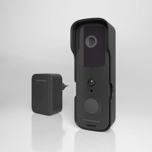76105/00 видеозвонок Умный дом черный Дверной звонок Elektrostandard 76105/00 видеозвонок Умный дом черный