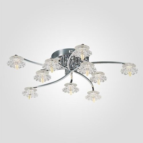 80106/10 хром Потолочная люстра Eurosvet Naomi 80106/10 хром