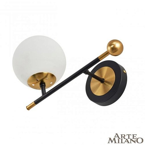 272808/1B BK/GD Настенное бра Arte Milano Neapolis72708 272808/1B BK/GD