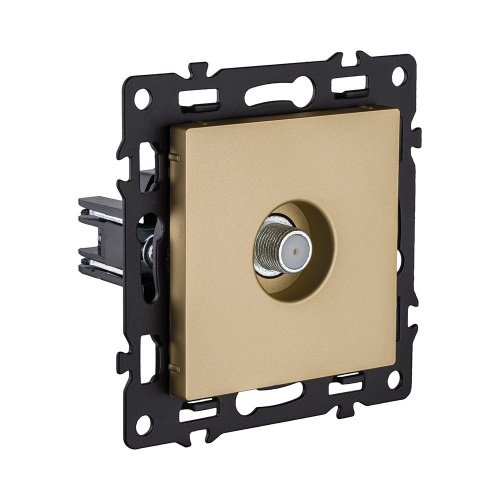 AS-020GD Розетка TV, золотой Kollinger Asthetik AS-020GD