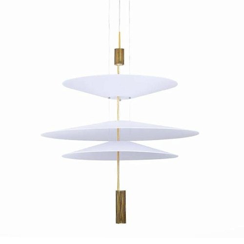 9221P/3 gold/white Светильник подвесной Delight Collection 9221P 9221P/3 gold/white