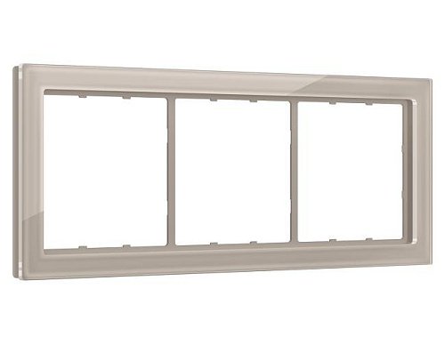 SF350383 SF350383 Рамка SIGMA Briz (Серо-бежевый Стекло закаленное натуральное) 3-ая
