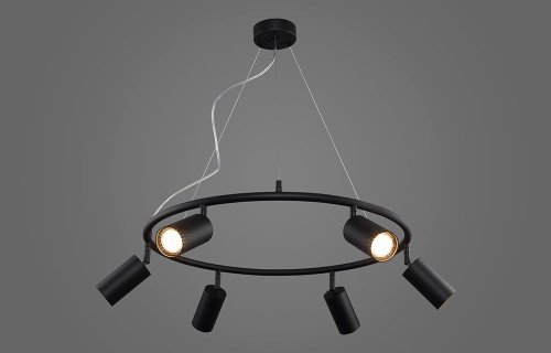 Подвесная люстра Crystal Lux Rivo RIVO SP6 BL