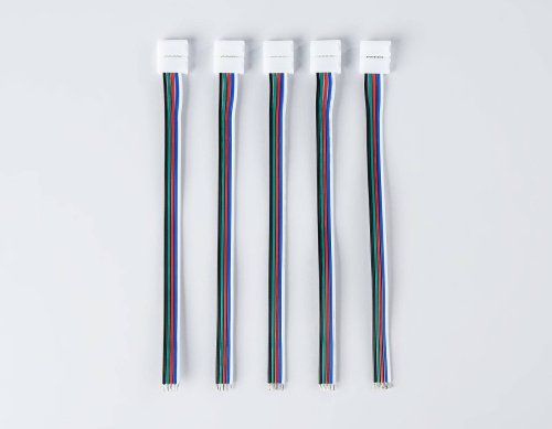 Соединитель гибкий односторонний 5050 12/24V (5 конт.) (5шт) Ambrella LED Strip GS7301