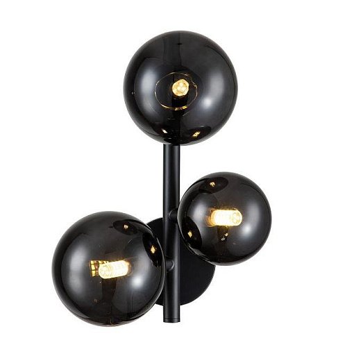 V000198 Настенное бра Indigo Molecola 11018/3W Black V000198