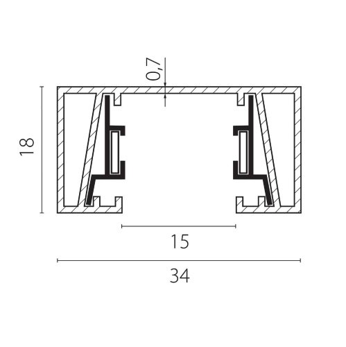 502038-P Шинопровод Lightstar Barra 502038-P