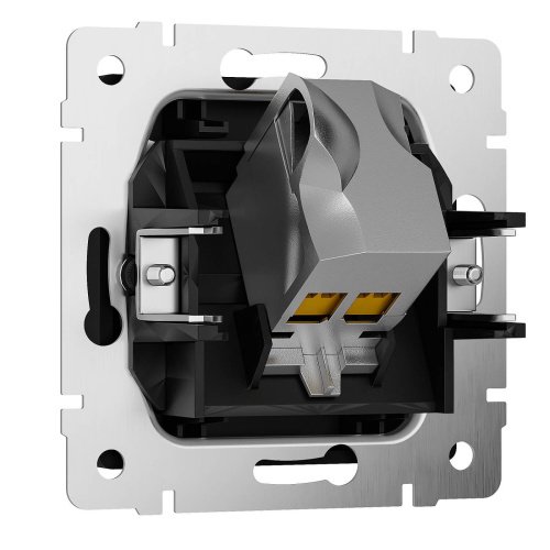 W5120108/ Розетка Ethernet RJ-45 cat. 6A экранированная (черный матовый) Розетка Werkel W5120108/ Розетка Ethernet RJ-45 cat. 6A экранированная (черный матовый)