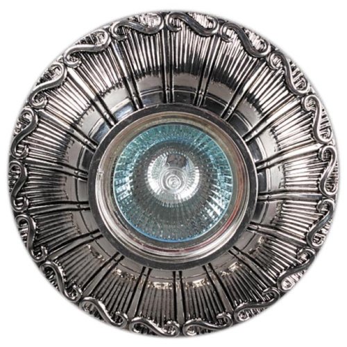 Встраиваемый светильник Sneha 6010/D MR16 SL+BK