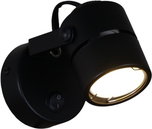Спот 16020-9.5-001CT MR16 BK