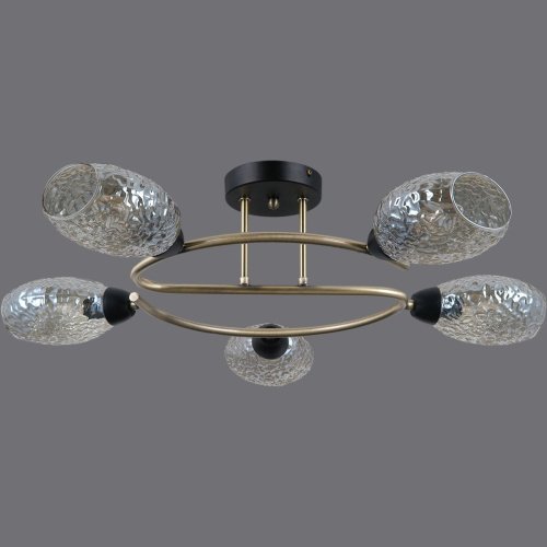 Потолочная люстра ILLUMICO IL0300-5CSQ-79 BK AB