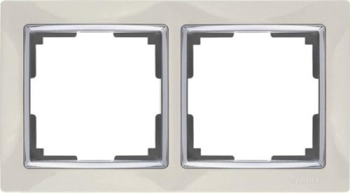 WL03-Frame-02-ivory /Рамка на 2 поста (слоновая кость) Рамка Werkel Snabb WL03-Frame-02-ivory /Рамка на 2 поста (слоновая кость)