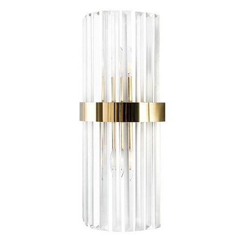 Настенное бра Crystal Lux Sorpresa SORPRESA AP2 BRASS/TRANSPARENTE