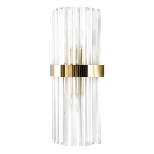 Настенное бра Crystal Lux Sorpresa SORPRESA AP2 BRASS/TRANSPARENTE