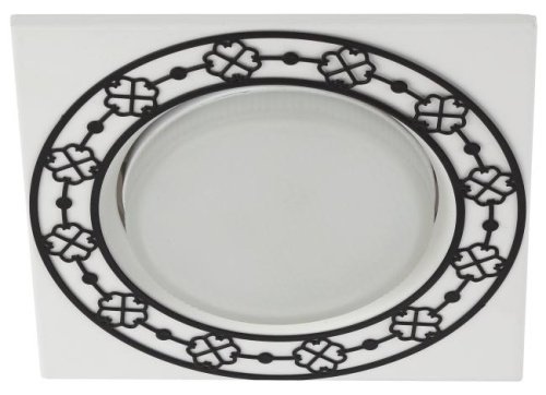Встраиваемый светильник ЭРА KL78 WH/BK