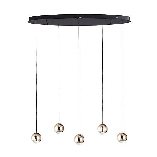 Светильник подвесной Lumien Hall Danay LH8027/5P-BK-SGD