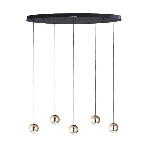 Светильник подвесной Lumien Hall Danay LH8027/5P-BK-SGD