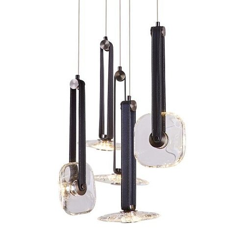 OD2553-5 black/clear Светильник подвесной Delight Collection OD2553 OD2553-5 black/clear