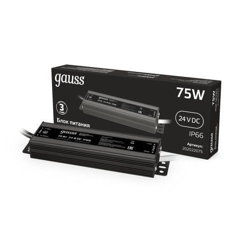 Драйвер для LED ленты Gauss Блок питания 202022075