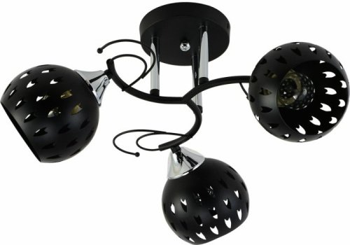 Потолочная люстра 01314-0.3-03 BK+CR