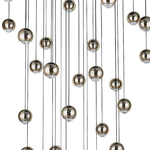 Люстра каскадная Lumien Hall Danay LH8027/36P-BK-SGD