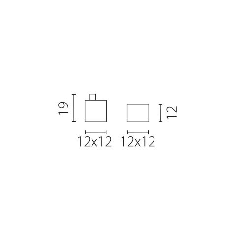 441017 Комплект заглушек (2 шт) д/квадратного силиконового профиля 10х10мм Profiled д/LED лент Lightstar Profiled 441017