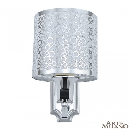 Настенное бра Arte Milano Florentia-6787 306787/1W Bk/Ni