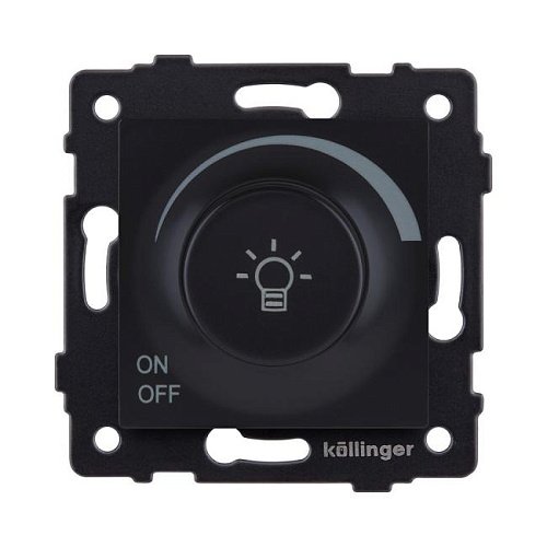 REA-027BM Светорегулятор универсальный 500W, черный матовый Kollinger REA-027BM для Aspekt, Eleganz, Reflex