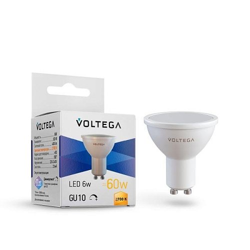 Светодиодная лампа Voltega Sofit dim GU10 7238