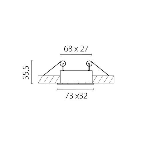 080146 Встраиваемый светильник Lightstar Guarda 080146