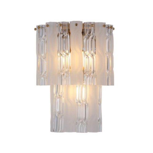 WL7112CF clear/frost, antique brass Бра настенное PL9203 Delight Collection WL7112CF clear/frost, antique brass