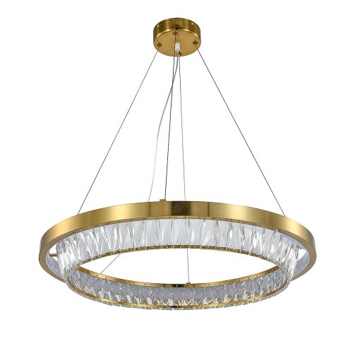 Подвесная люстра Indigo Riva V000102L 12045/1P Brass