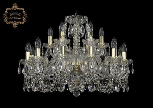 Подвесная хрустальная люстра 11.11 Art Classic 11.11.12+6.240.Gd.Sp