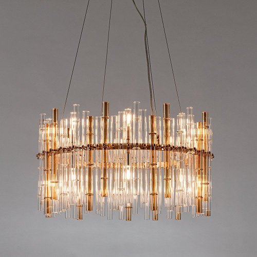 Подвесная люстра Arte Lamp Crystalla A4111LM-16GO