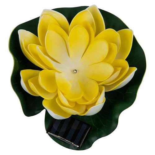 Фигура для сада Uniel USL-S-827/PT060 YELLOW WATERLILY