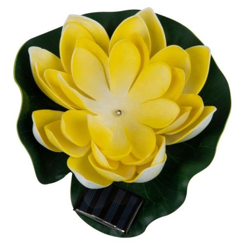 USL-S-827/PT060 YELLOW WATERLILY Фигура для сада Uniel USL-S-827/PT060 YELLOW WATERLILY