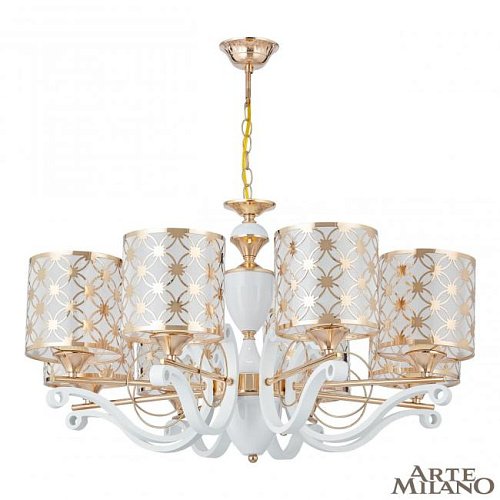 303097/8 Wh/Gd Подвесная люстра Arte Milano Florentia-3097 303097/8 Wh/Gd
