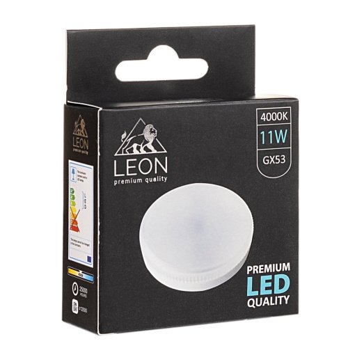 LE-GX53-11W-4000K Светодиодная лампа LEON LE-GX53-11W-4000K