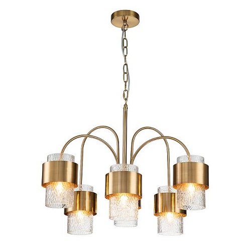 V000322 Подвесная люстра Indigo Eleganza 12019/A/6P Brass V000322