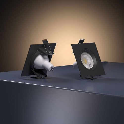 25057/01 GU10 черный Встраиваемый светильник Elektrostandard Minnie 25057/01 GU10 черный