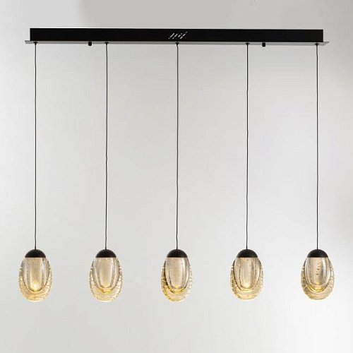 MD25090022-5B matt black/champagne Светильник подвесной Delight Collection MD25090022 MD25090022-5B matt black/champagne