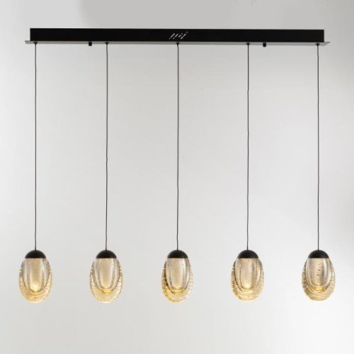 MD25090022-5B matt black/champagne Светильник подвесной Delight Collection MD25090022 MD25090022-5B matt black/champagne