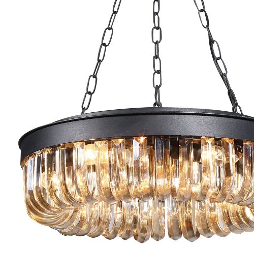 KR0295P-5 black Подвесная люстра Delight Collection Crystal Black KR0295P-5 black