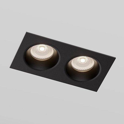 15700/02 GU10 черный Встраиваемый светильник Elektrostandard Andi 15700/02 GU10 черный
