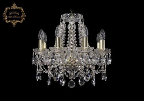 11.25.8.141.Gd.Sp Подвесная хрустальная люстра 11.25 Art Classic 11.25.8.141.Gd.Sp