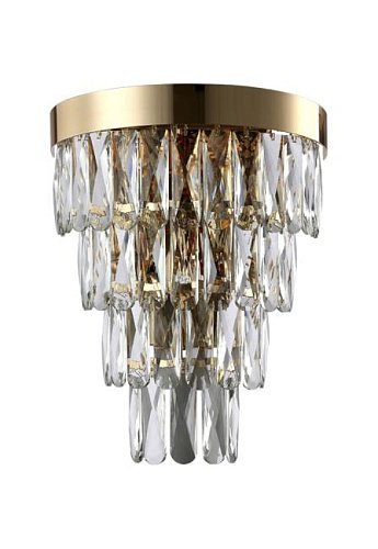 Настенное бра Crystal Lux Abigail ABIGAIL AP3 GOLD/TRANSPARENT