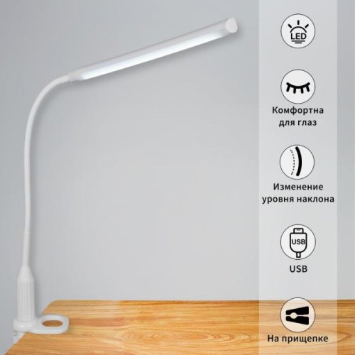 Офисная настольная лампа 00821-0.7-01 WT